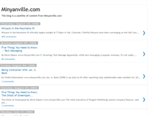 Tablet Screenshot of minyanville.blogspot.com
