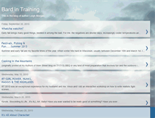 Tablet Screenshot of bardintraining.blogspot.com