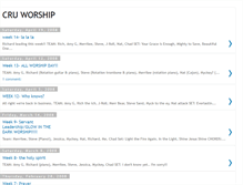 Tablet Screenshot of cruworship.blogspot.com