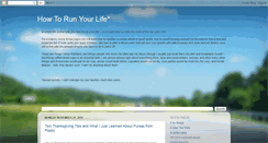 Desktop Screenshot of howtorunyourlife.blogspot.com