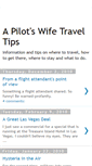 Mobile Screenshot of apilotswifetraveltips.blogspot.com