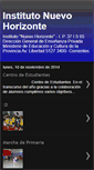 Mobile Screenshot of institnuevohorizonte.blogspot.com