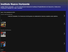 Tablet Screenshot of institnuevohorizonte.blogspot.com