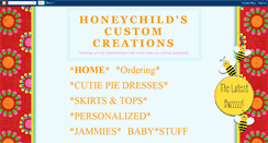 Desktop Screenshot of honeychildscustomcreations.blogspot.com