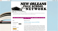 Desktop Screenshot of nolafreeschoolnetwork.blogspot.com