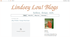 Desktop Screenshot of lindseyloublogs.blogspot.com