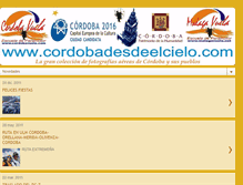 Tablet Screenshot of cordobadesdeelcielo.blogspot.com