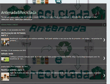 Tablet Screenshot of antenadaereciclada.blogspot.com