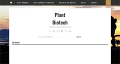 Desktop Screenshot of plantbiotechinfo.blogspot.com