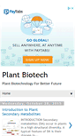 Mobile Screenshot of plantbiotechinfo.blogspot.com