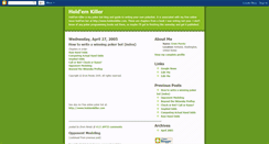 Desktop Screenshot of holdemkiller.blogspot.com