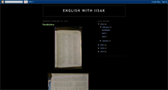 Desktop Screenshot of englishwithiisak.blogspot.com