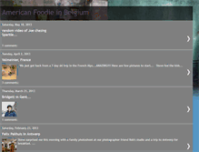 Tablet Screenshot of americanfoodieinbelgium.blogspot.com