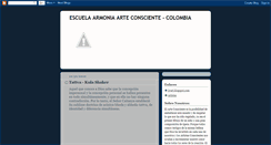 Desktop Screenshot of consciousartcolombia.blogspot.com