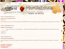 Tablet Screenshot of murciaeduca.blogspot.com