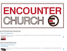 Tablet Screenshot of encounterblog.blogspot.com