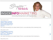 Tablet Screenshot of insideinfomarketing.blogspot.com