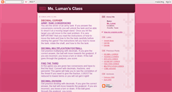 Desktop Screenshot of mslumansclass.blogspot.com