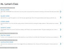 Tablet Screenshot of mslumansclass.blogspot.com