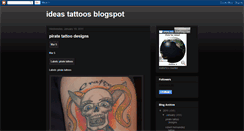 Desktop Screenshot of ideastattoosblogspot.blogspot.com