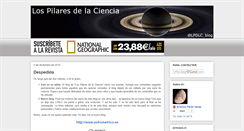 Desktop Screenshot of lospilaresdelaciencia.blogspot.com