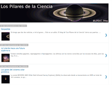 Tablet Screenshot of lospilaresdelaciencia.blogspot.com