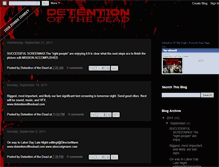 Tablet Screenshot of detentionofthedead.blogspot.com