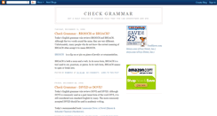Desktop Screenshot of checkgrammar.blogspot.com