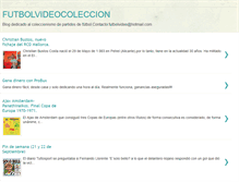 Tablet Screenshot of futbolvideocoleccion.blogspot.com