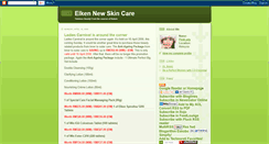 Desktop Screenshot of elkenskincare.blogspot.com