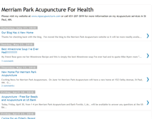 Tablet Screenshot of acupuncturestpaul.blogspot.com