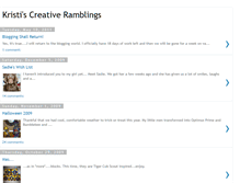 Tablet Screenshot of kristiscreativeramblings.blogspot.com