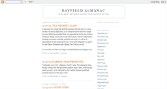 Desktop Screenshot of bayfieldchamber.blogspot.com