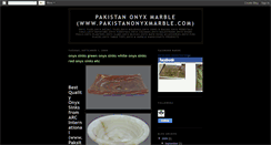 Desktop Screenshot of pakistanonyxmarble.blogspot.com