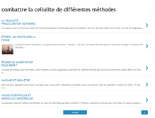 Tablet Screenshot of combattrelacellulite.blogspot.com