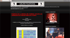 Desktop Screenshot of grupofilofonia.blogspot.com