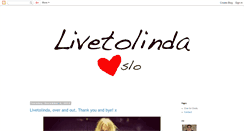 Desktop Screenshot of livetolinda.blogspot.com