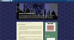 Desktop Screenshot of islamasiknowwell2.blogspot.com