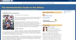 Desktop Screenshot of homeschoolersguidetothegalaxy.blogspot.com