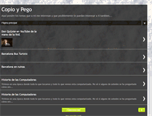 Tablet Screenshot of copio-pego.blogspot.com