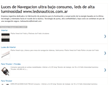 Tablet Screenshot of ledsnauticos.blogspot.com