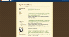 Desktop Screenshot of mystoddards.blogspot.com