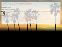 Tablet Screenshot of flora-fauna-colombia.blogspot.com
