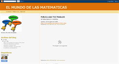 Desktop Screenshot of matematicasengeneral.blogspot.com