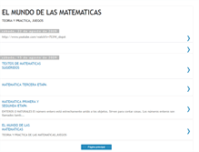 Tablet Screenshot of matematicasengeneral.blogspot.com