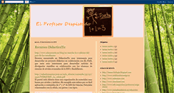 Desktop Screenshot of elprofesordespistado.blogspot.com