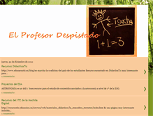 Tablet Screenshot of elprofesordespistado.blogspot.com