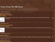 Tablet Screenshot of notesfromthesilkroad.blogspot.com