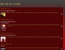 Tablet Screenshot of geekyfanboy.blogspot.com