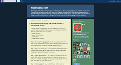 Desktop Screenshot of nosimcard.blogspot.com